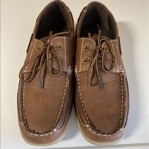 NWOT Men’s Leather Boat Shoes
